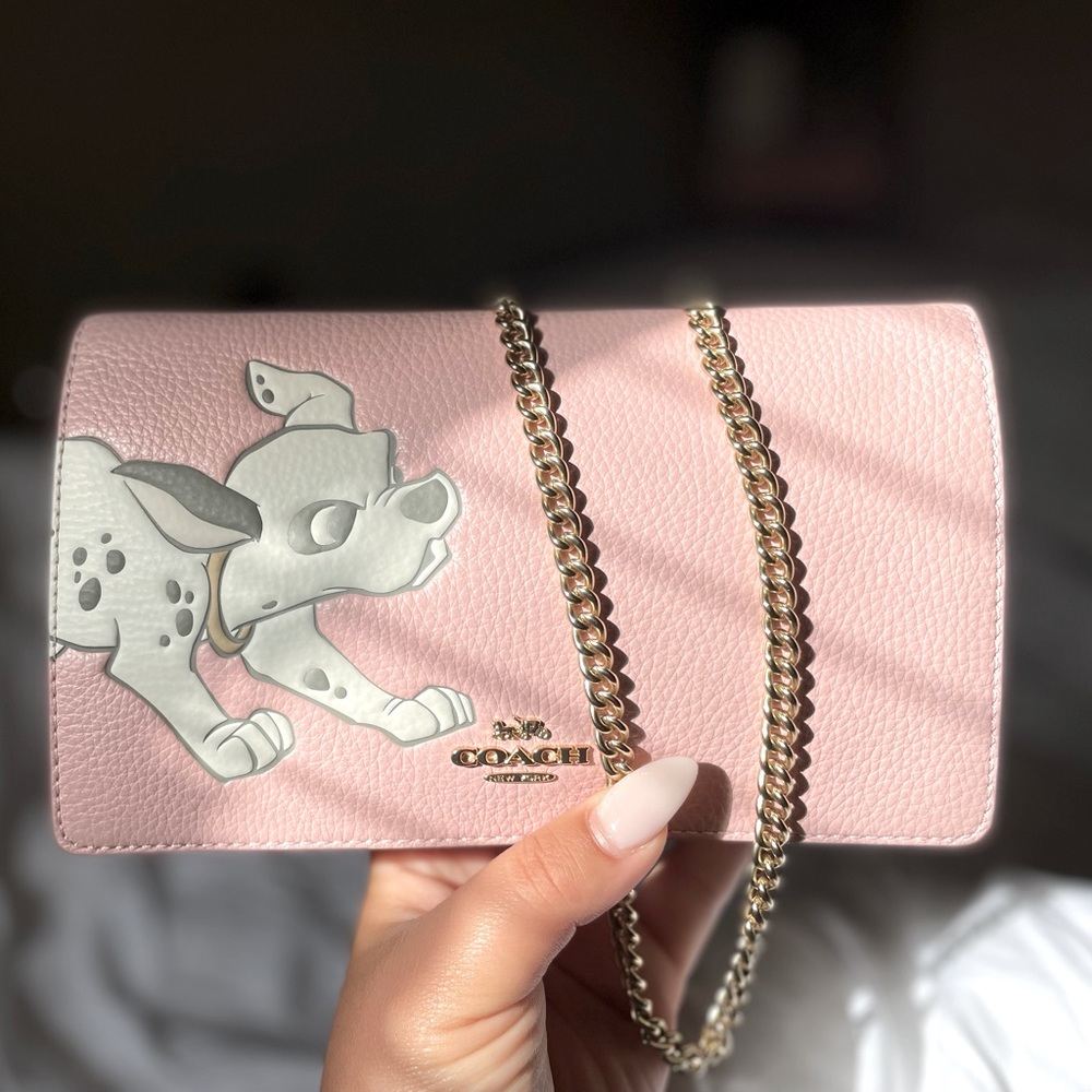 NWOT Disney x Coach Dalmatian Foldover crossbody 🥰